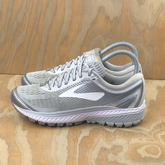 Brooks Ghost 10 Running Grey / White - Picture 3 of 8